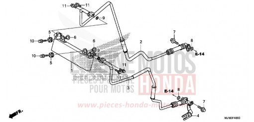 OIL COOLER VFR800FE de 2014